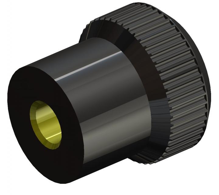 Bouton moleté