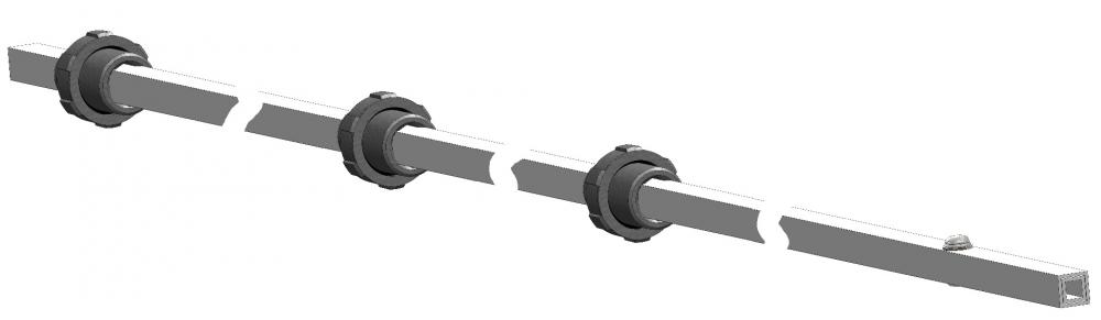 Carré transmission 10 X 10 complet