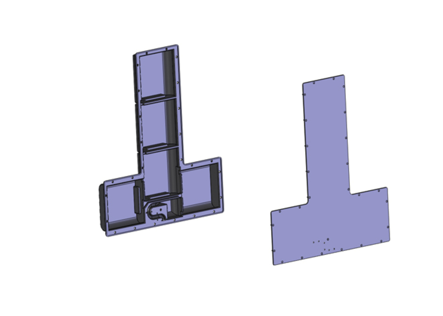 [731C] Coque batterie complète