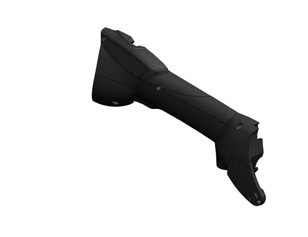 [A821GC] Coque poignée gauche complète