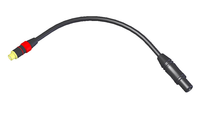 [736C] Cordon raccord mâle F3010 / femelle F3005