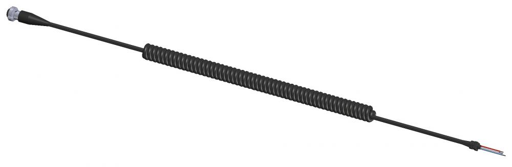 [875S] Câble spiralé perche télescopique F3015