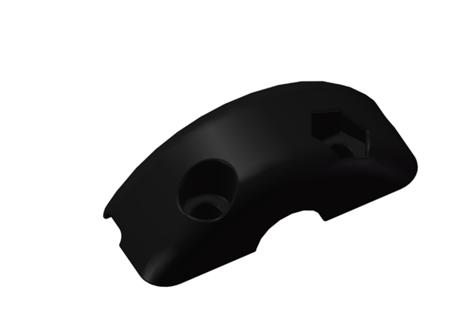 Demi noix de serrage ovale