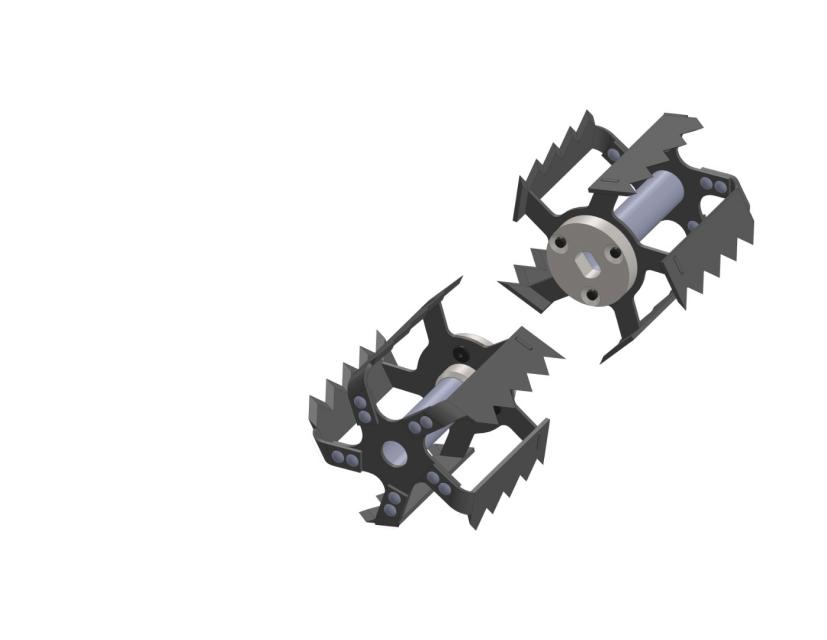 Fraises à lames complètes