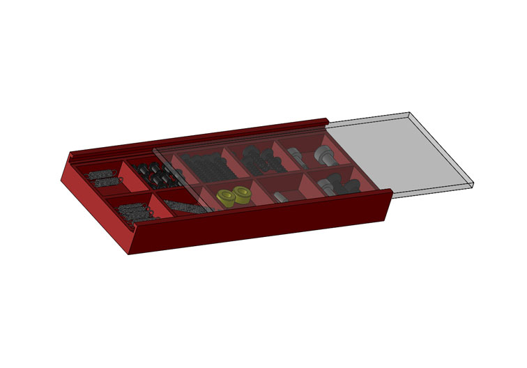 [A800TVR] Kit quincaillerie tête A3MV2