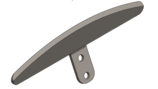 Lame sarcleuse large