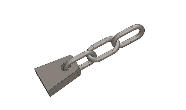 Masselotte acier complète