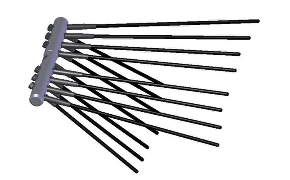 Peigne court complet