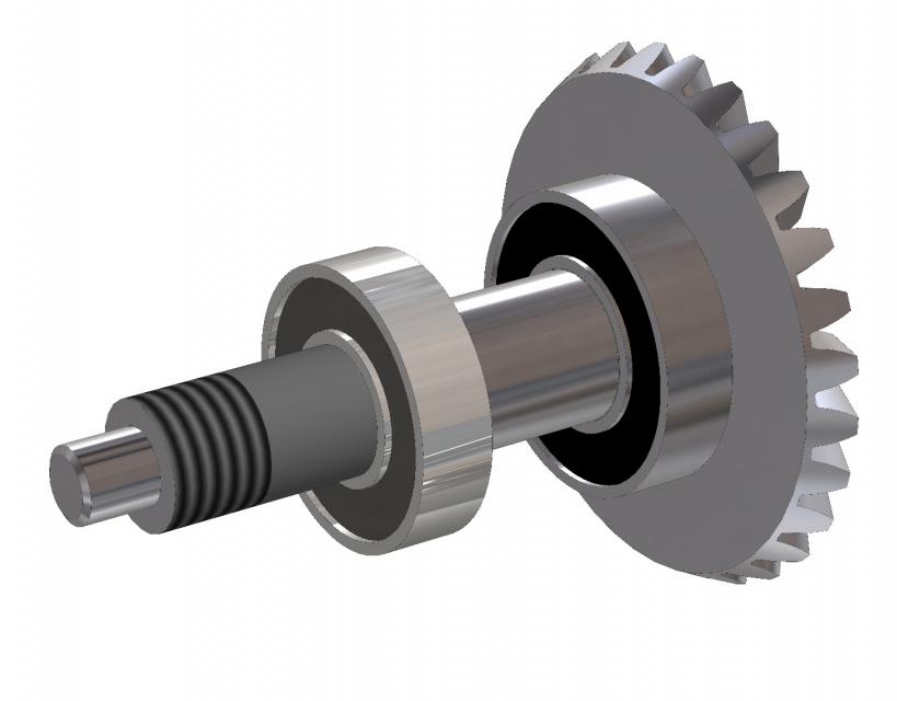 Pignon sortie complet