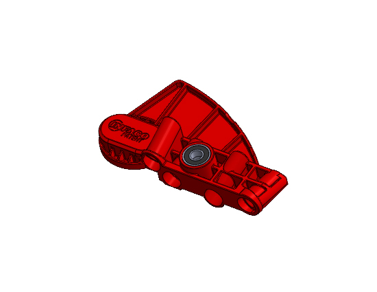 Support bâton gauche complet