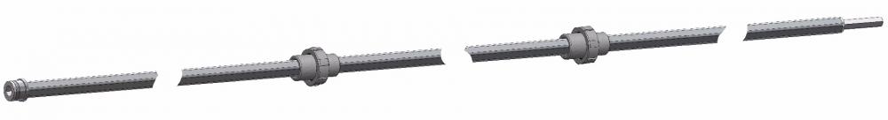 [PW501AC] Transmission complète lg 1826 mm