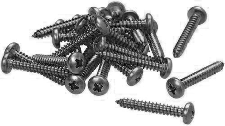 [V312TCB] Vis 3 X 12 pour plastique tête bombée (sachet de 50)