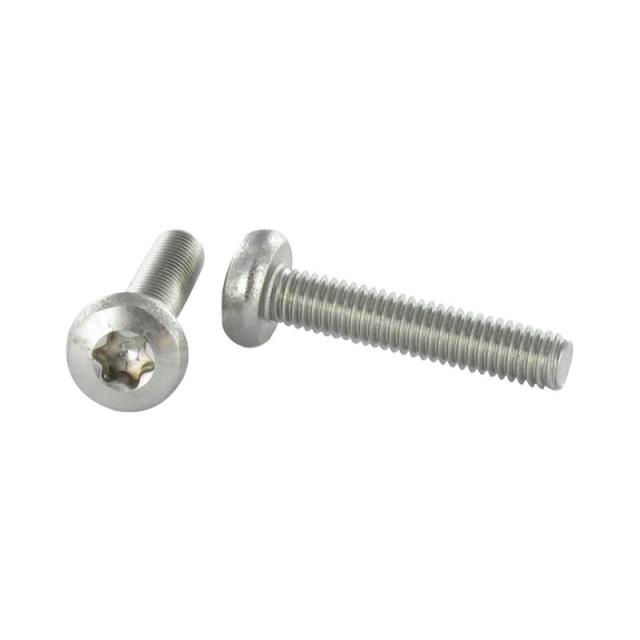 Vis à métaux M2,5 X 8 TB TORX Acier Zingué blanc (sachet de 50)