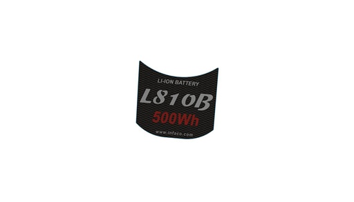 [L811E] Etiquette batterie 500Wh