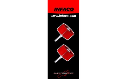 [A48L] Pack 2 roues à lamelles pour A48V
