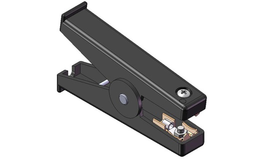 [E122N] Pince câble batterie 12V noire