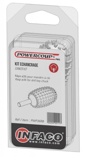 [PWP36RB] Râpe rotative Ø36 en blister