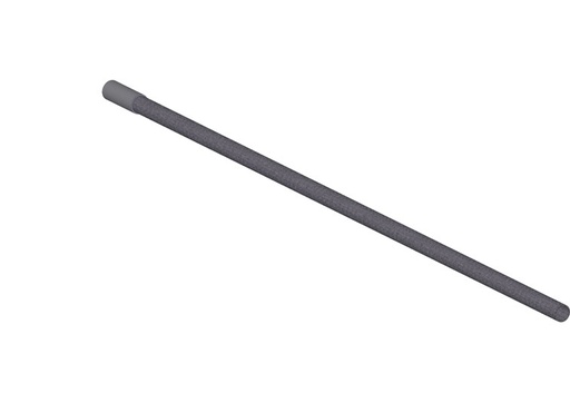 [E321C] Tube carbone Ø28 lg 1200 mm avec manchon